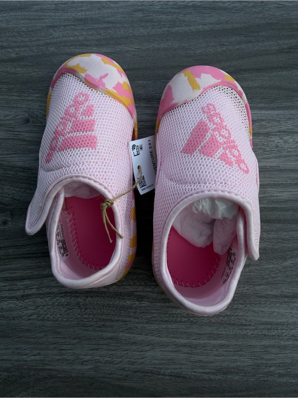 Adidas Altaventure 2.0 Toddler Water Sandals Pink Mesh Camo Printed Sole US 8K